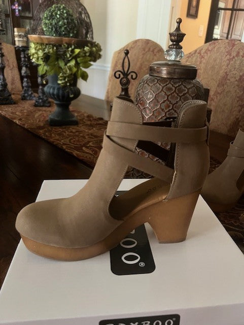 Ccocci Taupe Nubuck Clog
