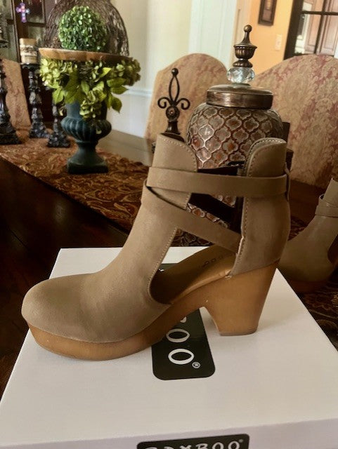 Ccocci Taupe Nubuck Clog
