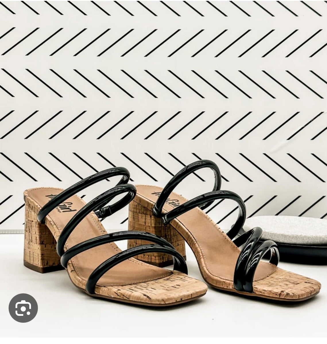 Corky's Dreamy Black Patent Sandal