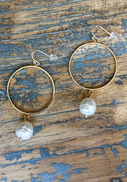 Pearl Hoops