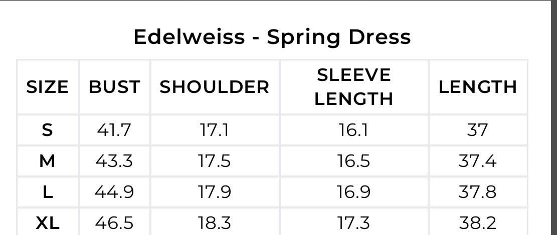 Edelweiss Spring Dress