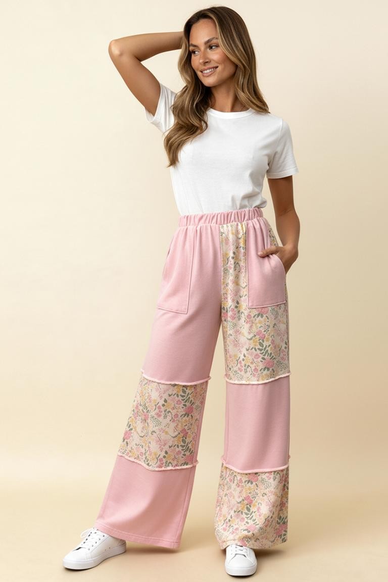 Pink Patchwork Perfection Pants