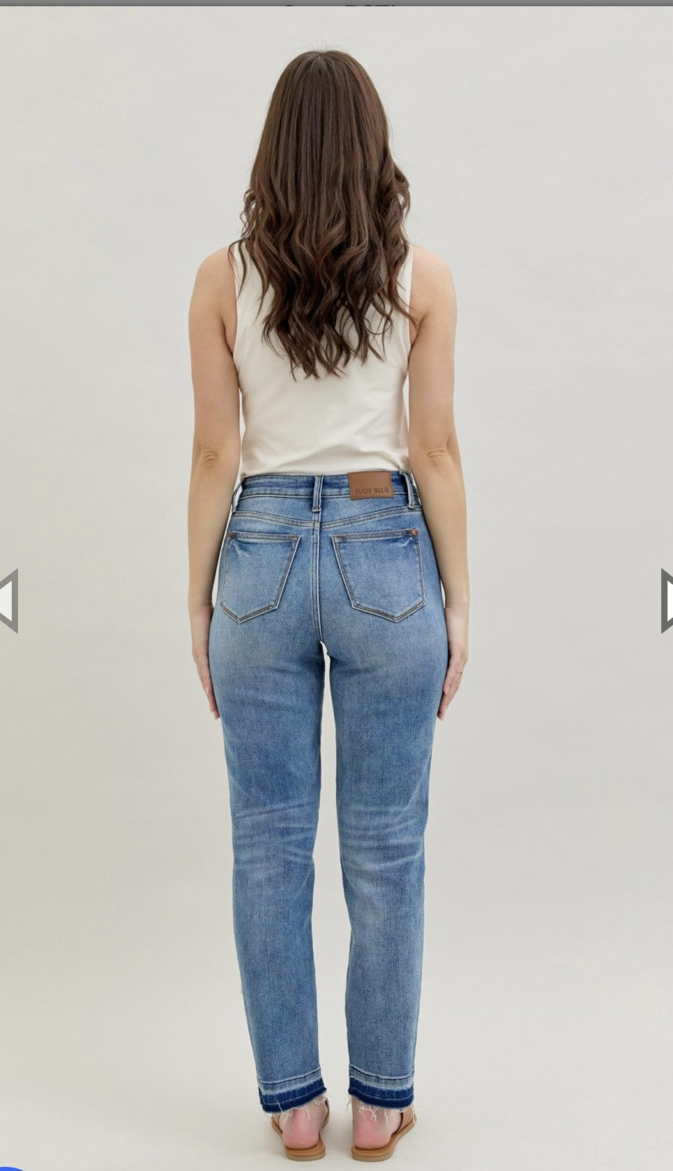 Judy Blue Midrise Magic Hem Release Jeans-JB MOST RESTOCKED JEAN!