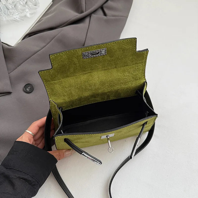 Gwen Suede Crossbody Handbag