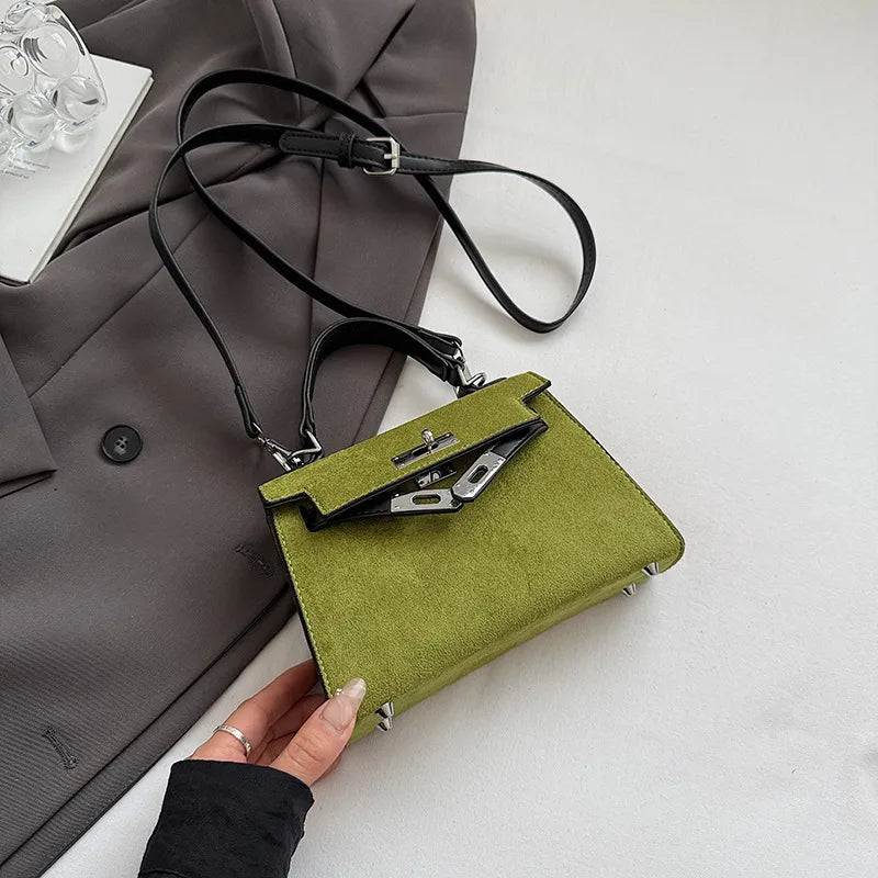 Gwen Suede Crossbody Handbag
