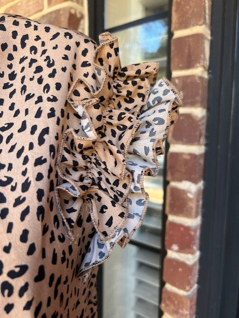 Anna Leopard Print Top
