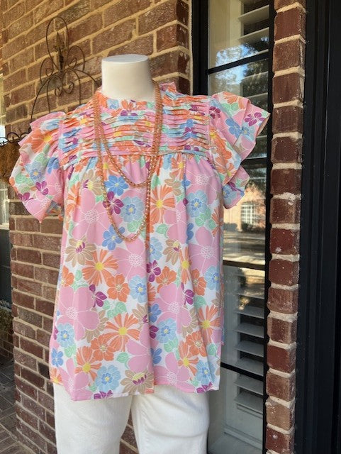 Brooke Anne Floral Top