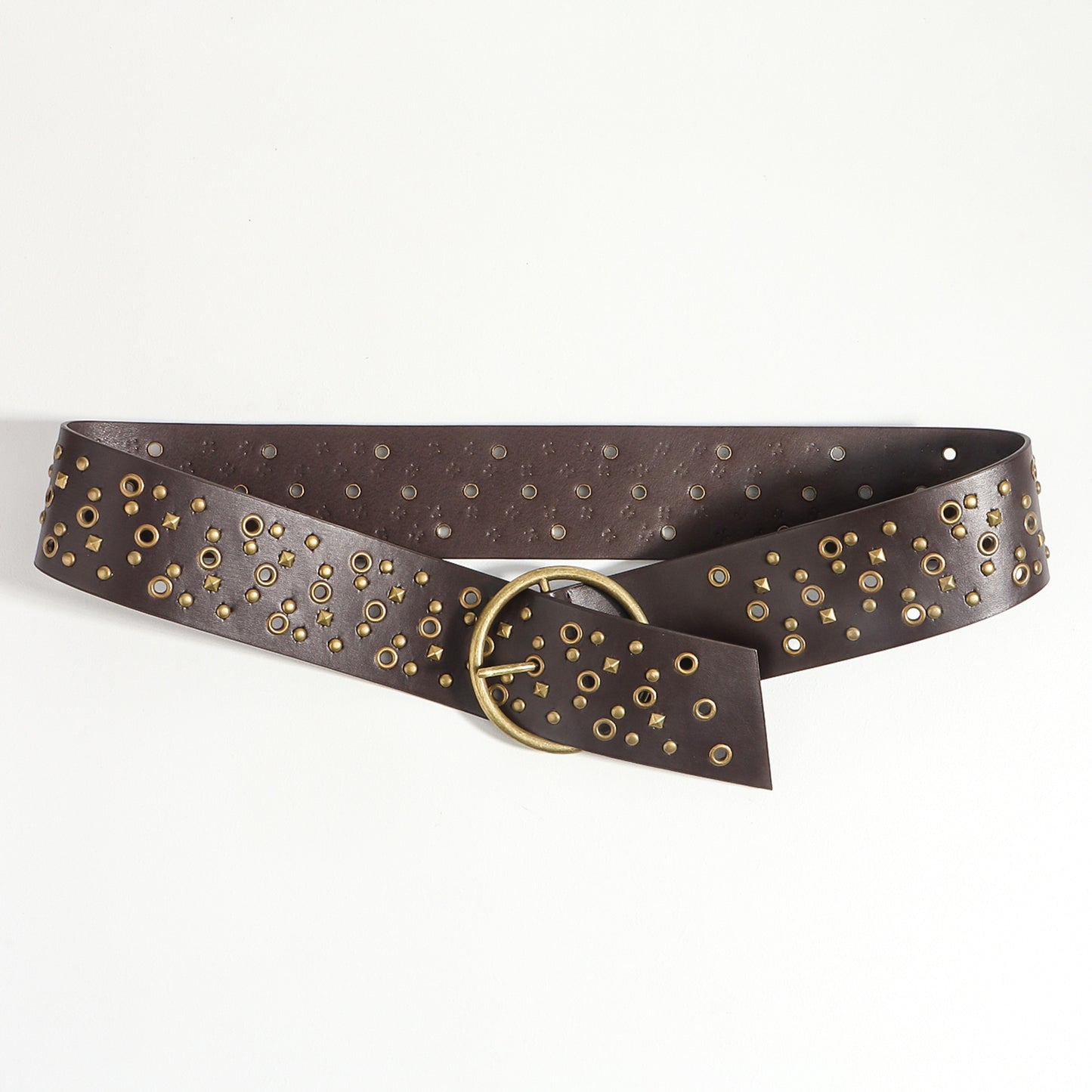 Brown Belt/Gold Buckle