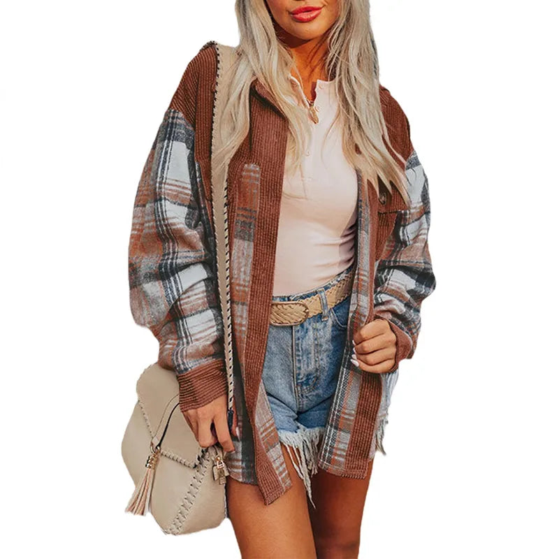 Colby Corduroy and Plaid Jacket