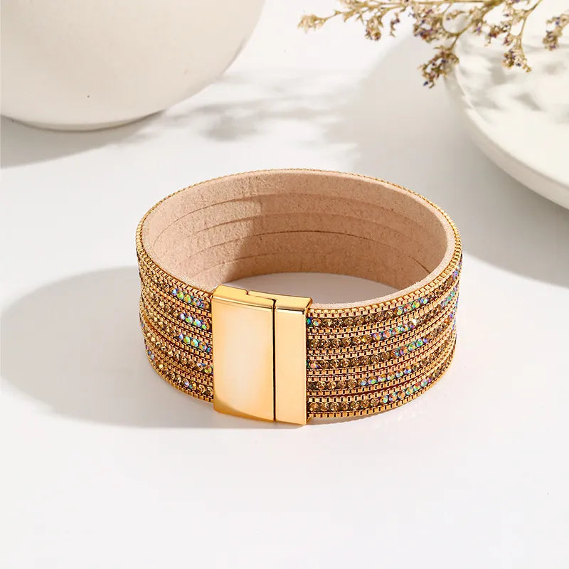 Gold Rhinestone Bracelet