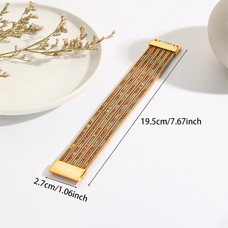Gold Rhinestone Bracelet