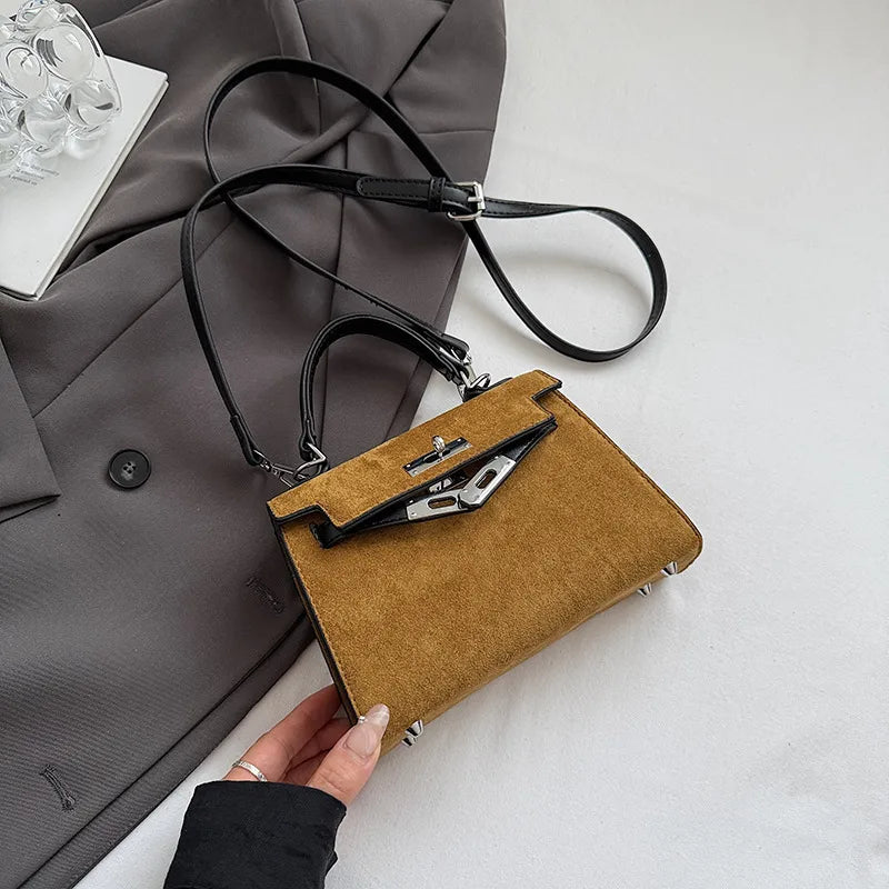 Gwen Suede Crossbody Handbag