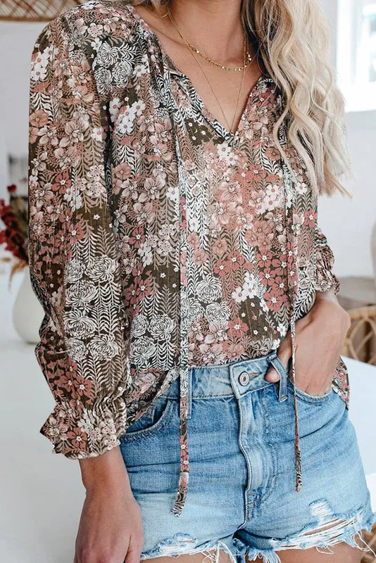 Lilah Grey Top