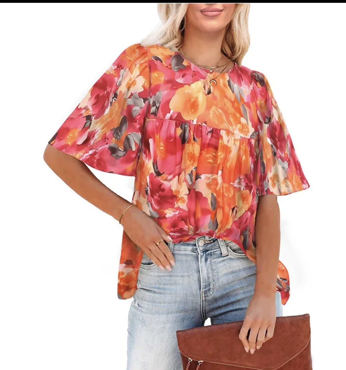 Summer Simmer Top--LAST ONE-Med