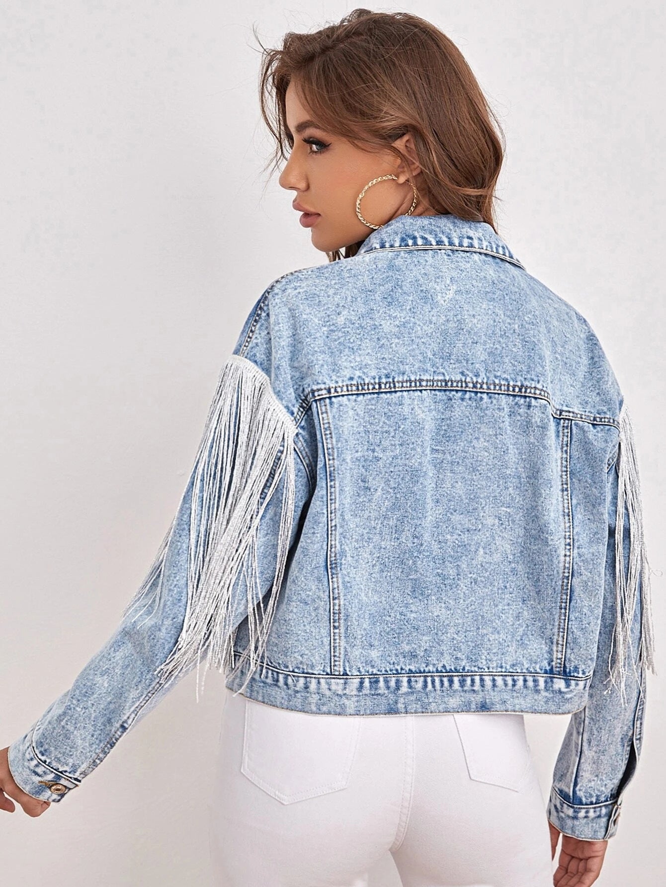 Rodeo Ready Fringe Denim Jacket