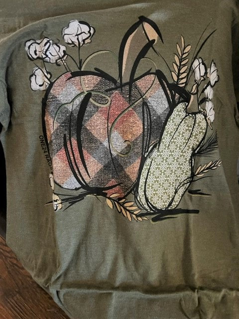 Vintage Harvest Fall T-Shirt-LAST ONE-XL