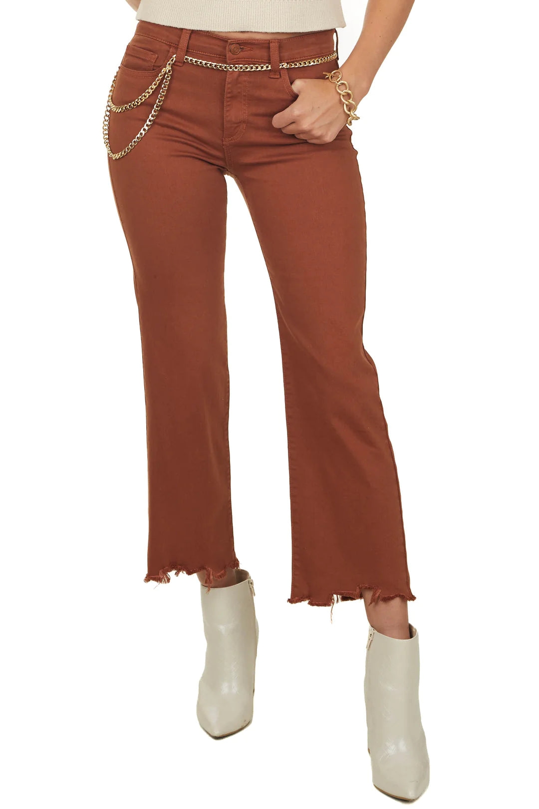 Sneak Peek Rust Jeans-SALE ITEM!