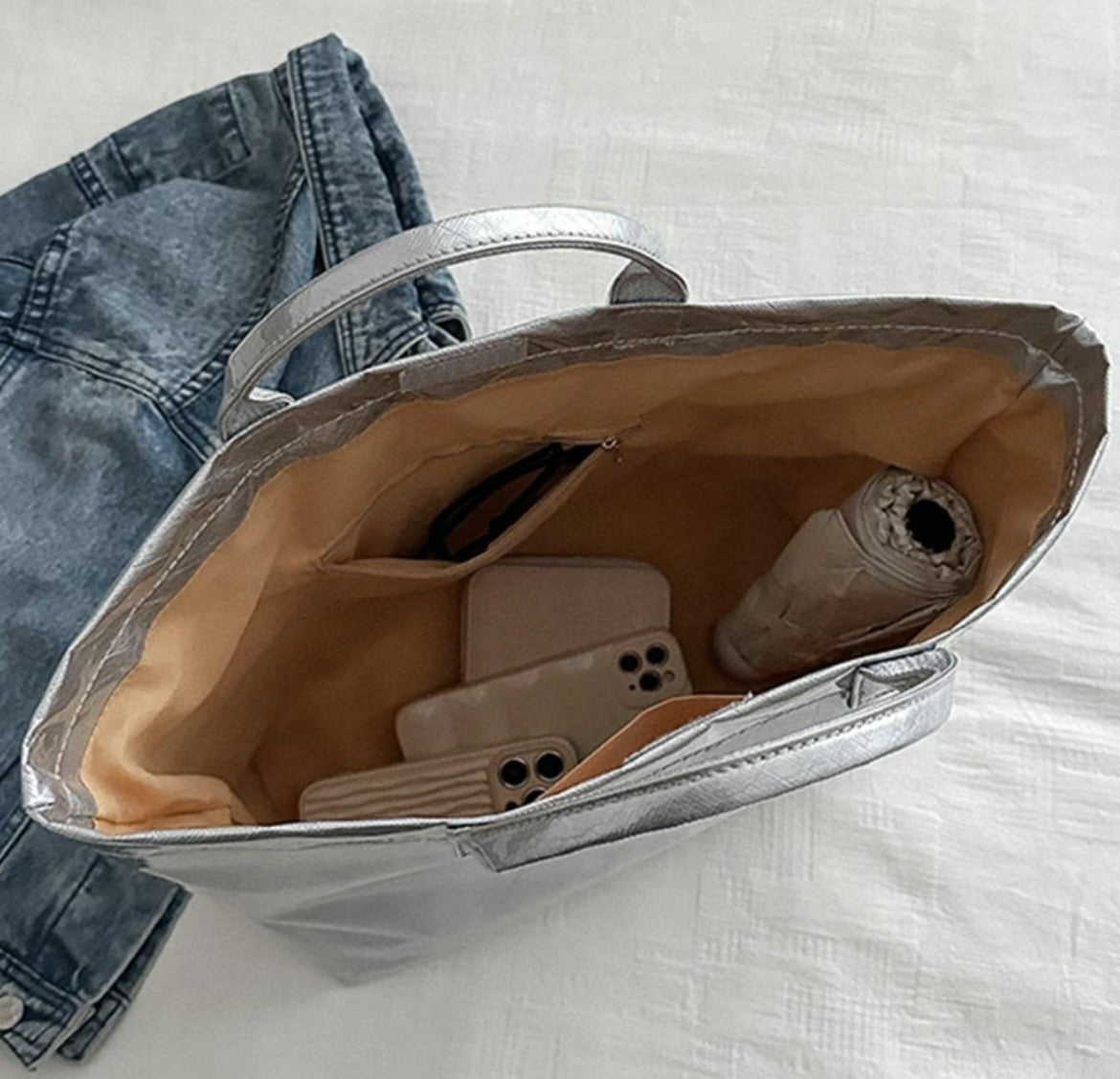 TOTE BAG-Silver
