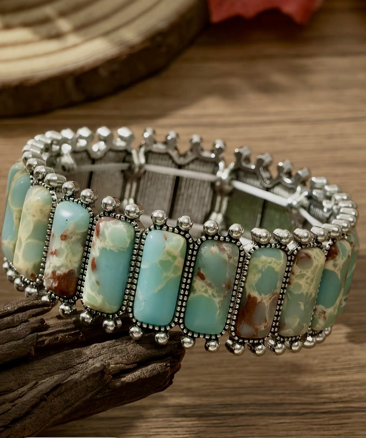 Boho Vintage Turquoise Bracelet