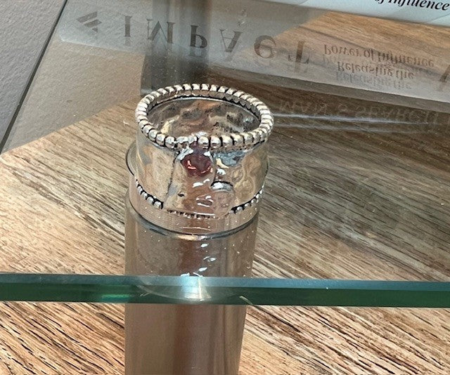 My Heart Silver Ring--RESTOCKED