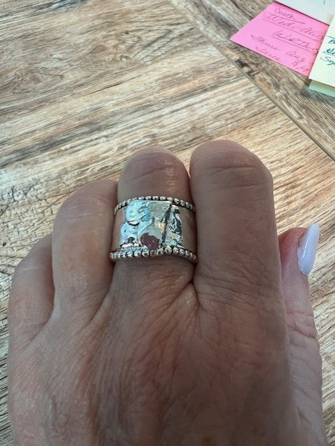 My Heart Silver Ring--RESTOCKED