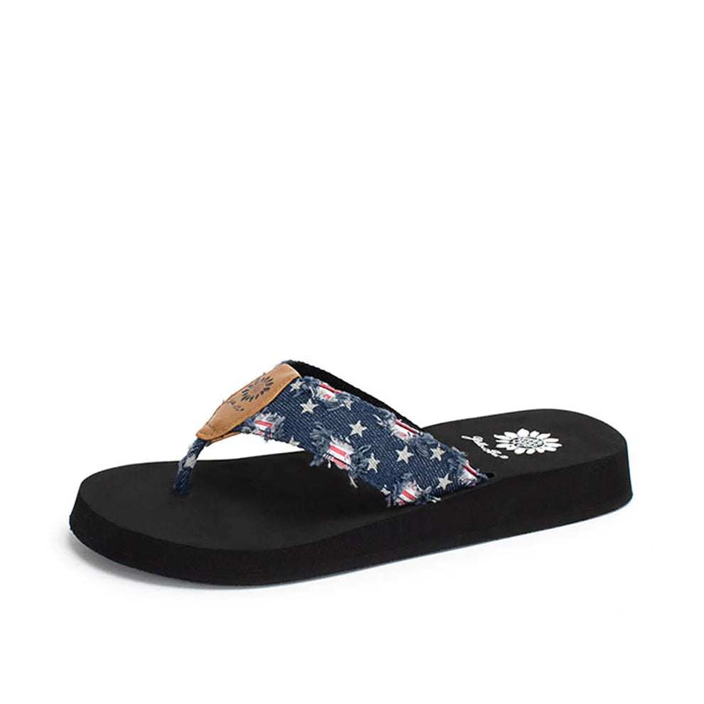 Yellow Box Freedom Flipflops
