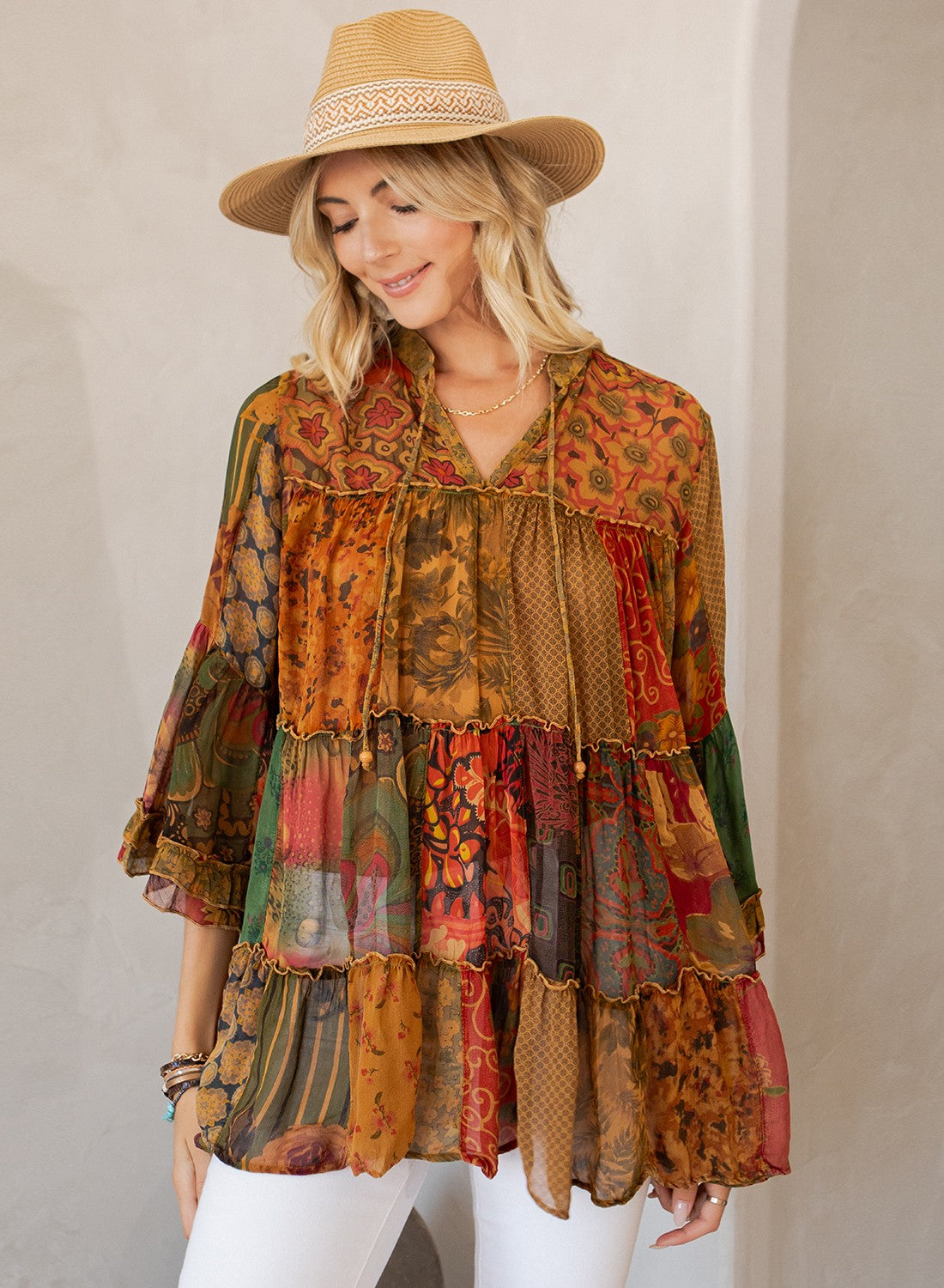 Autumn Breeze Top-LAST ONE SIZE SMALL