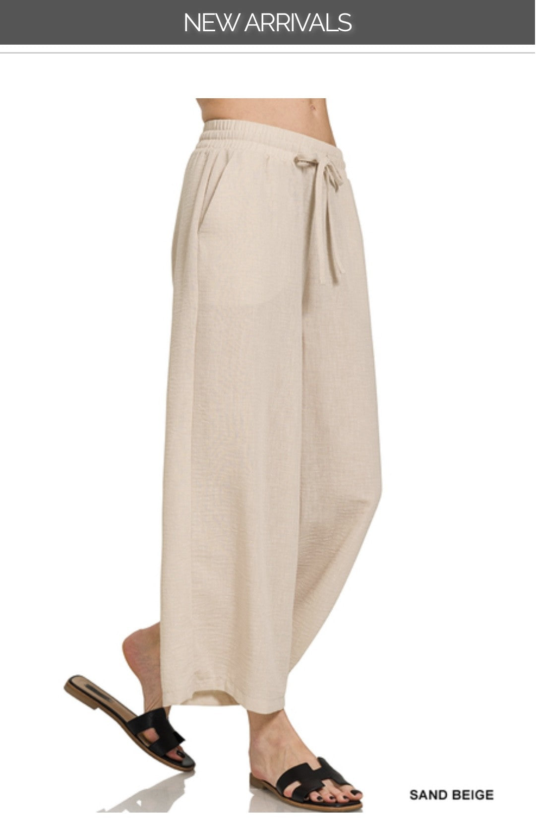 Keeping It Real Cropped Woven Pants
