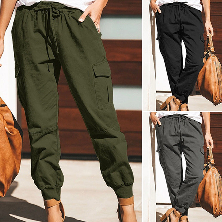 Cargo Joggers-Forest Green