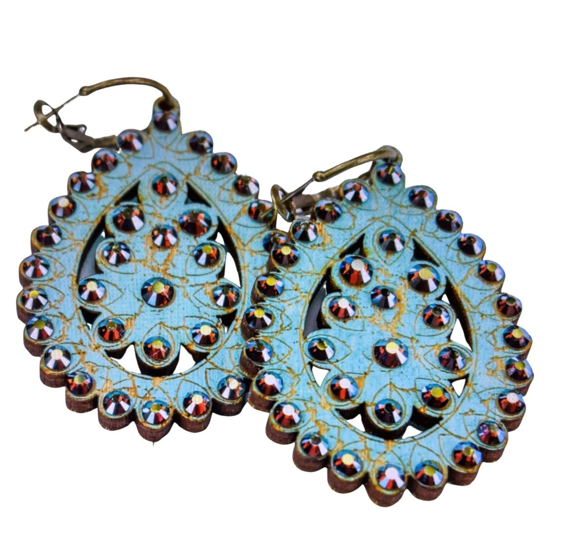 Pink Panache Turquoise Crackle Santa Fe Necklace