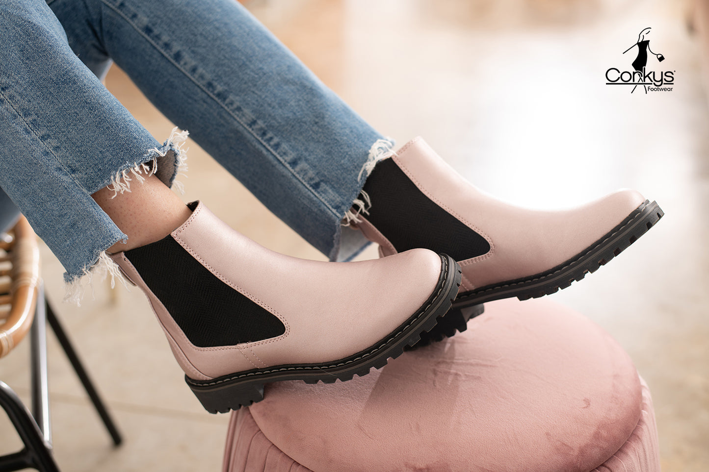 Corky's Boutique Brand Metallic Pink Booties