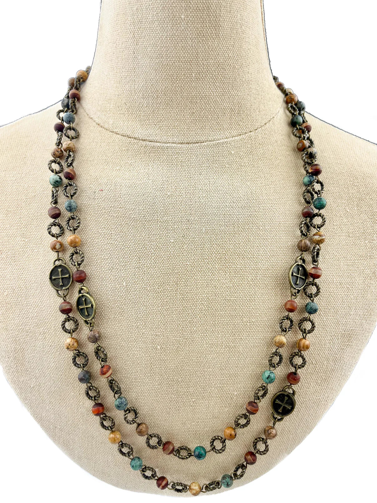 Savanna Jasper 38" Necklace