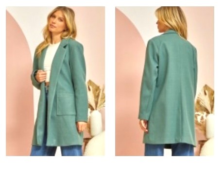 Teal We Meet Again Jacket