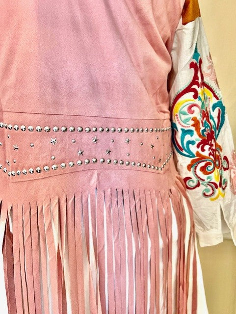 BIBI'S Long Fringe Vest