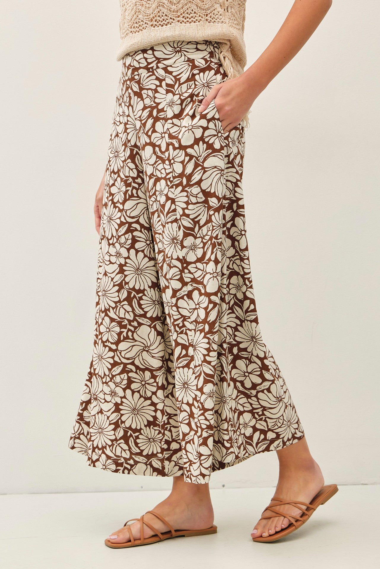 Hadley Bloom Wide Leg Crops