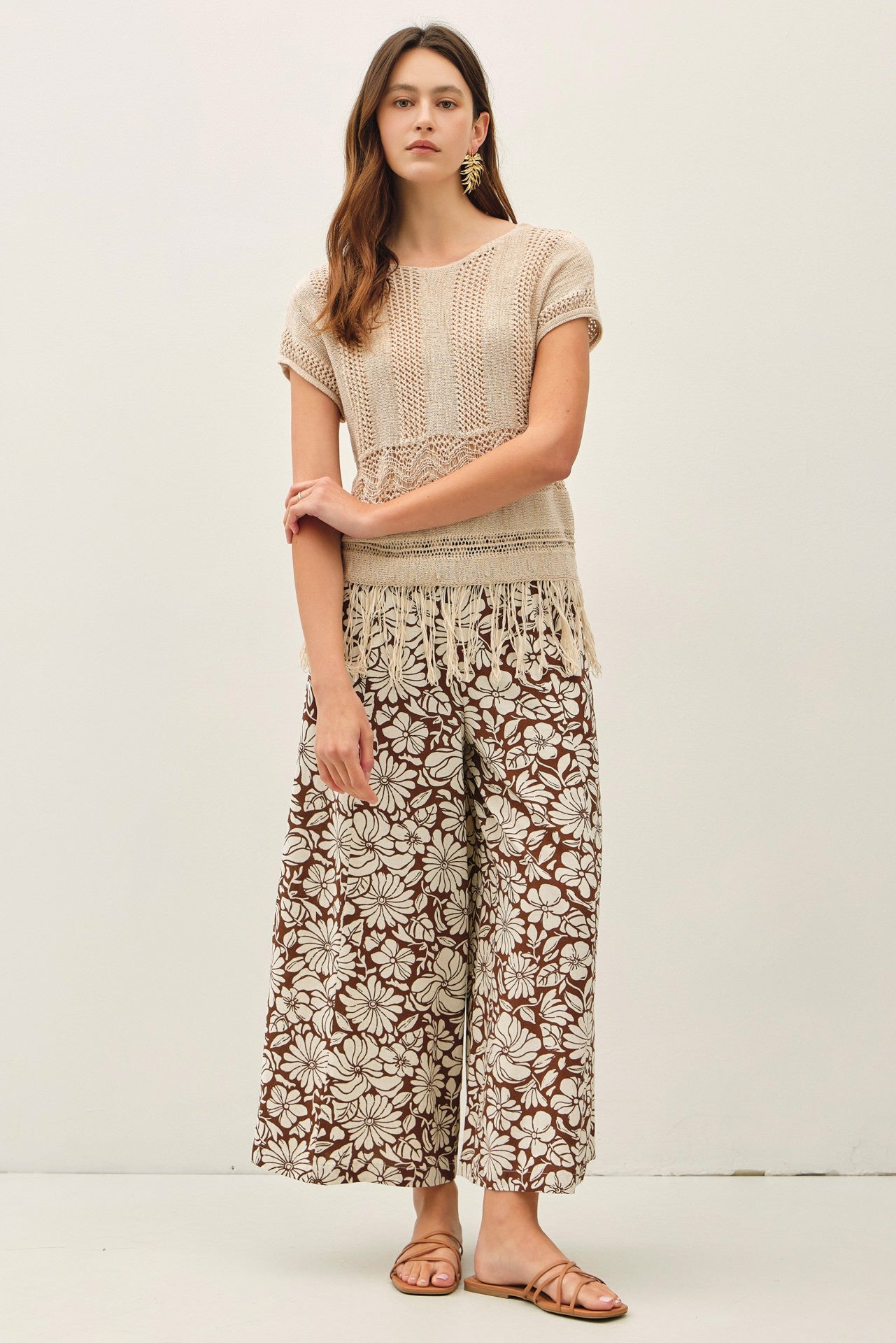 Hadley Bloom Wide Leg Crops