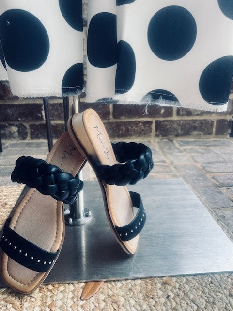 My Time Polka Dot Pants - Black & White Wide-Leg Pants