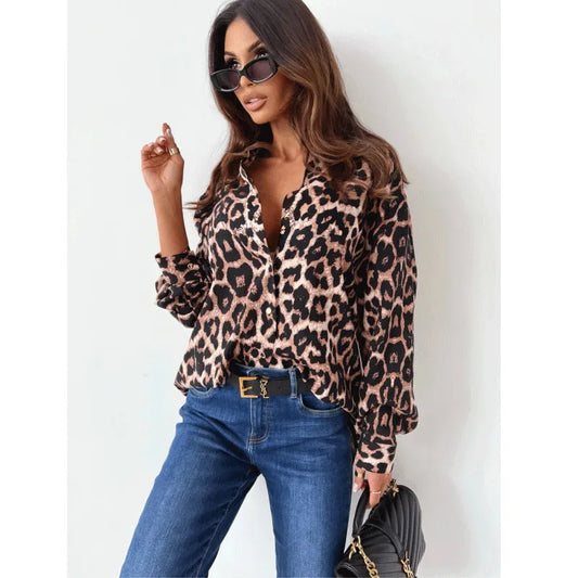 She's A Lady Leopard Top