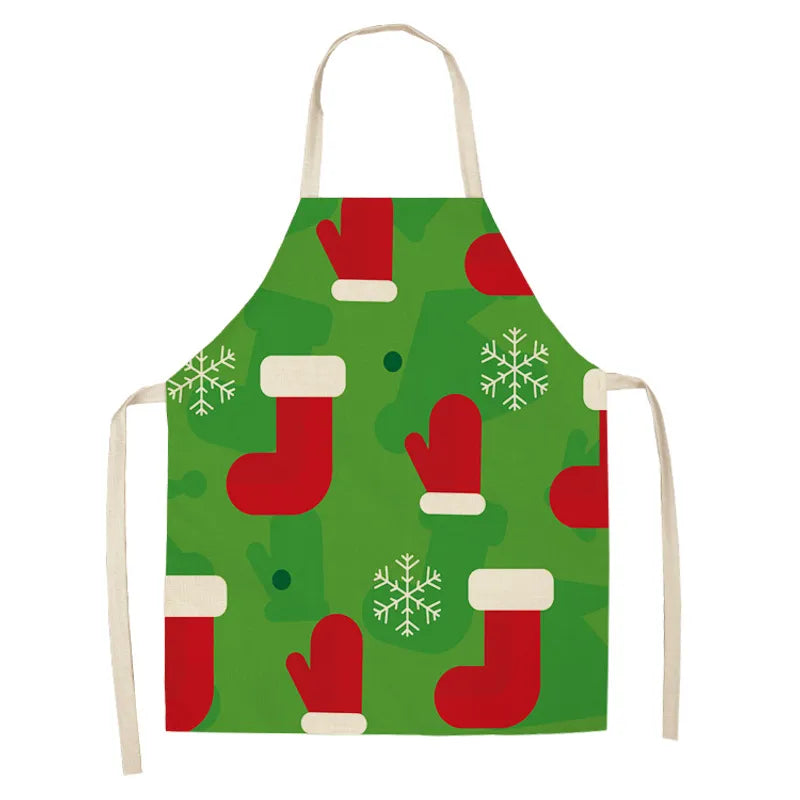Christmas Stocking/Mitten Apron-Adult and Child