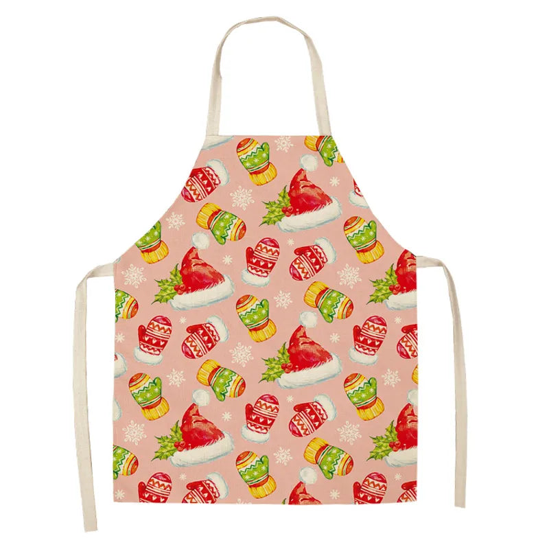 Christmas Hats/Mittens Adult Apron