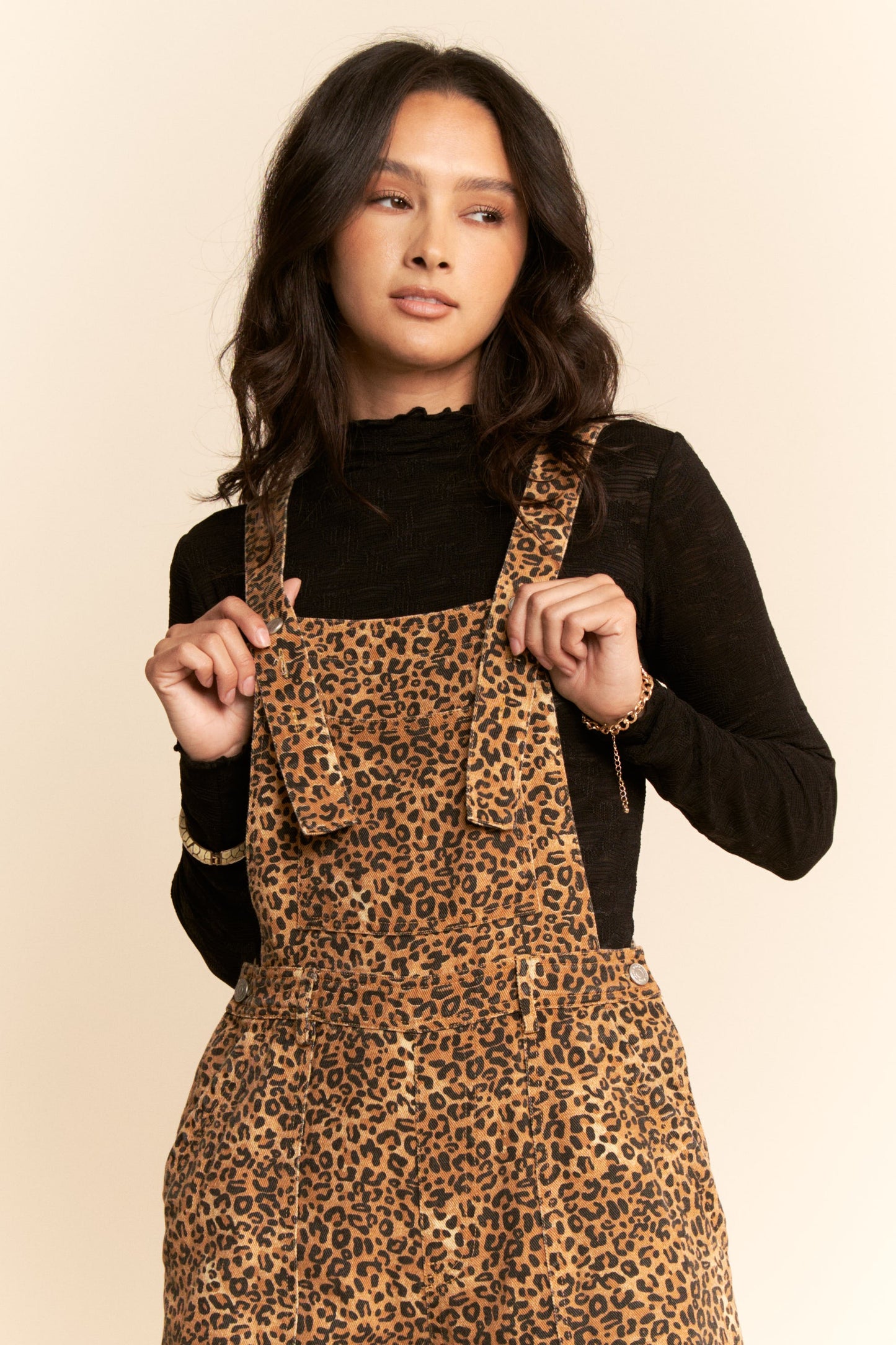 On the Wild Side Leopard Overalls