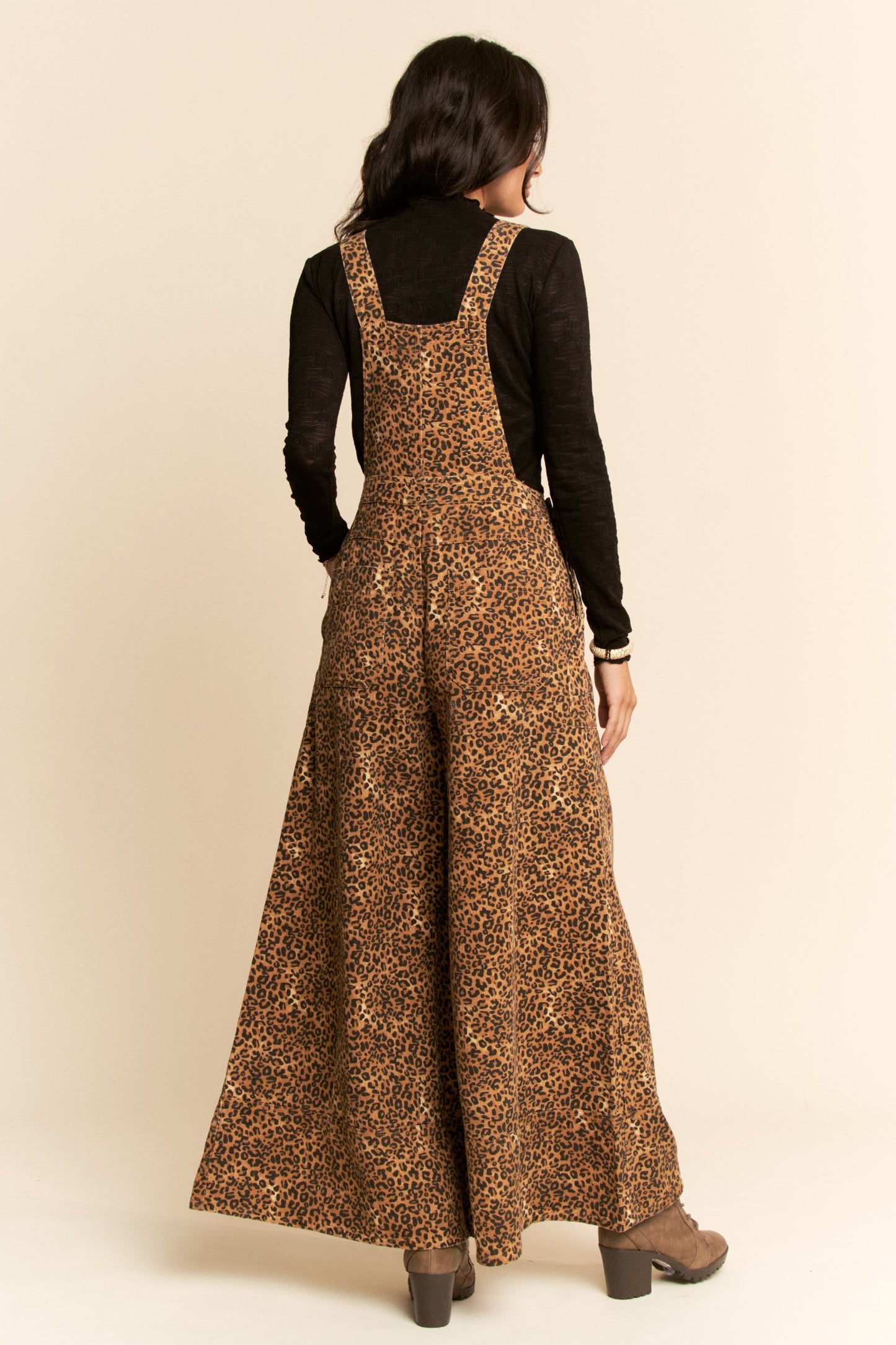 On the Wild Side Leopard Overalls
