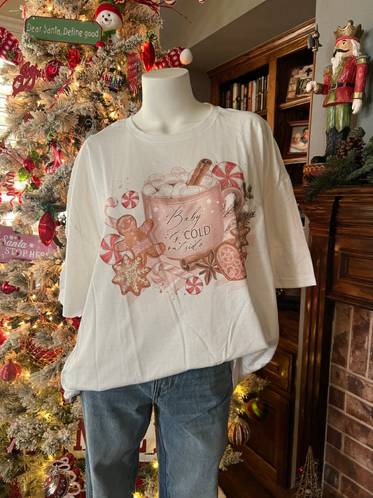 Baby It's Cold Outside Christmas T-Shirt