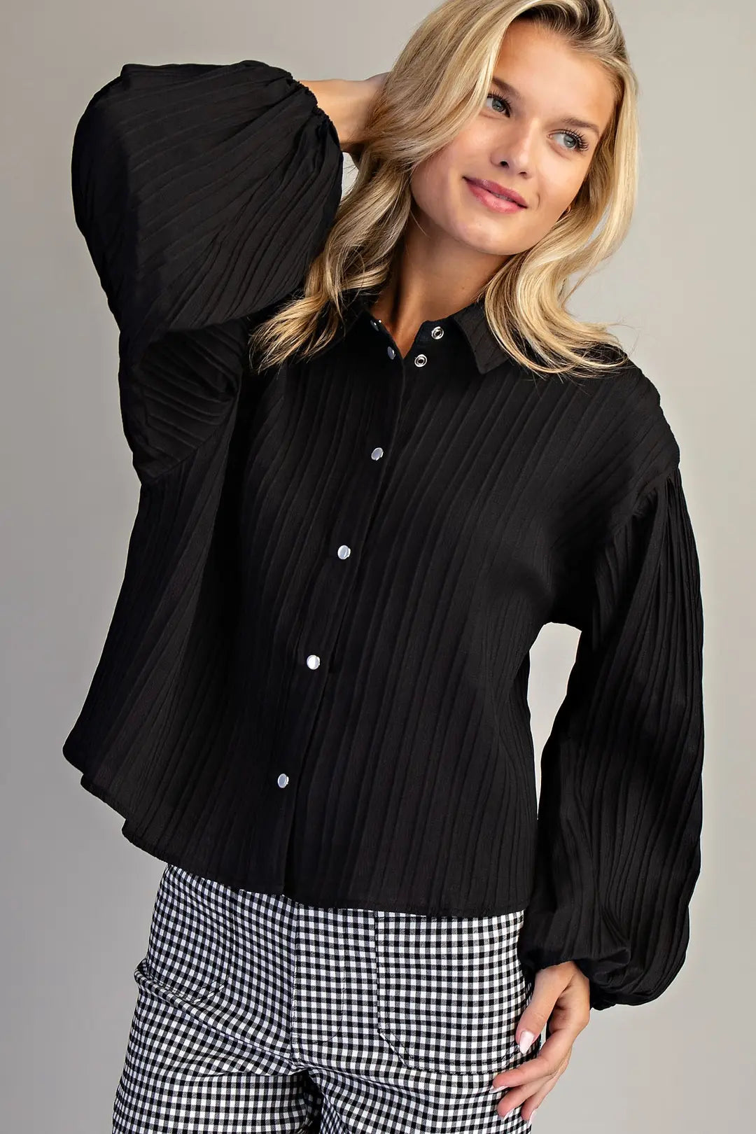 See You in San Fran Top - Black