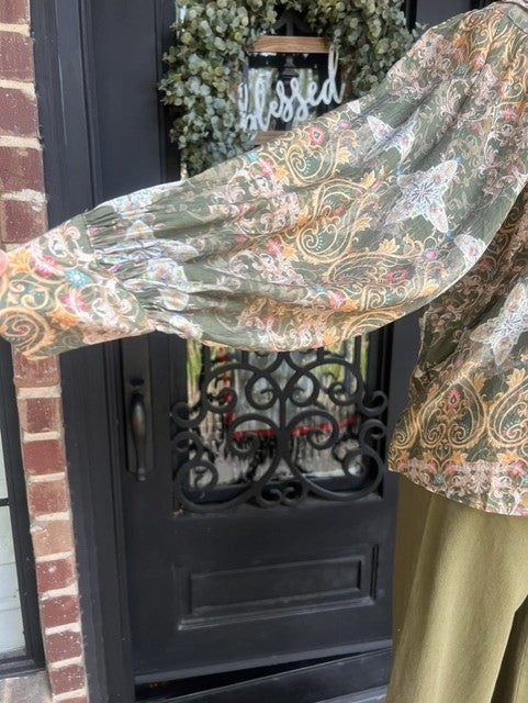 Olive Madness Top