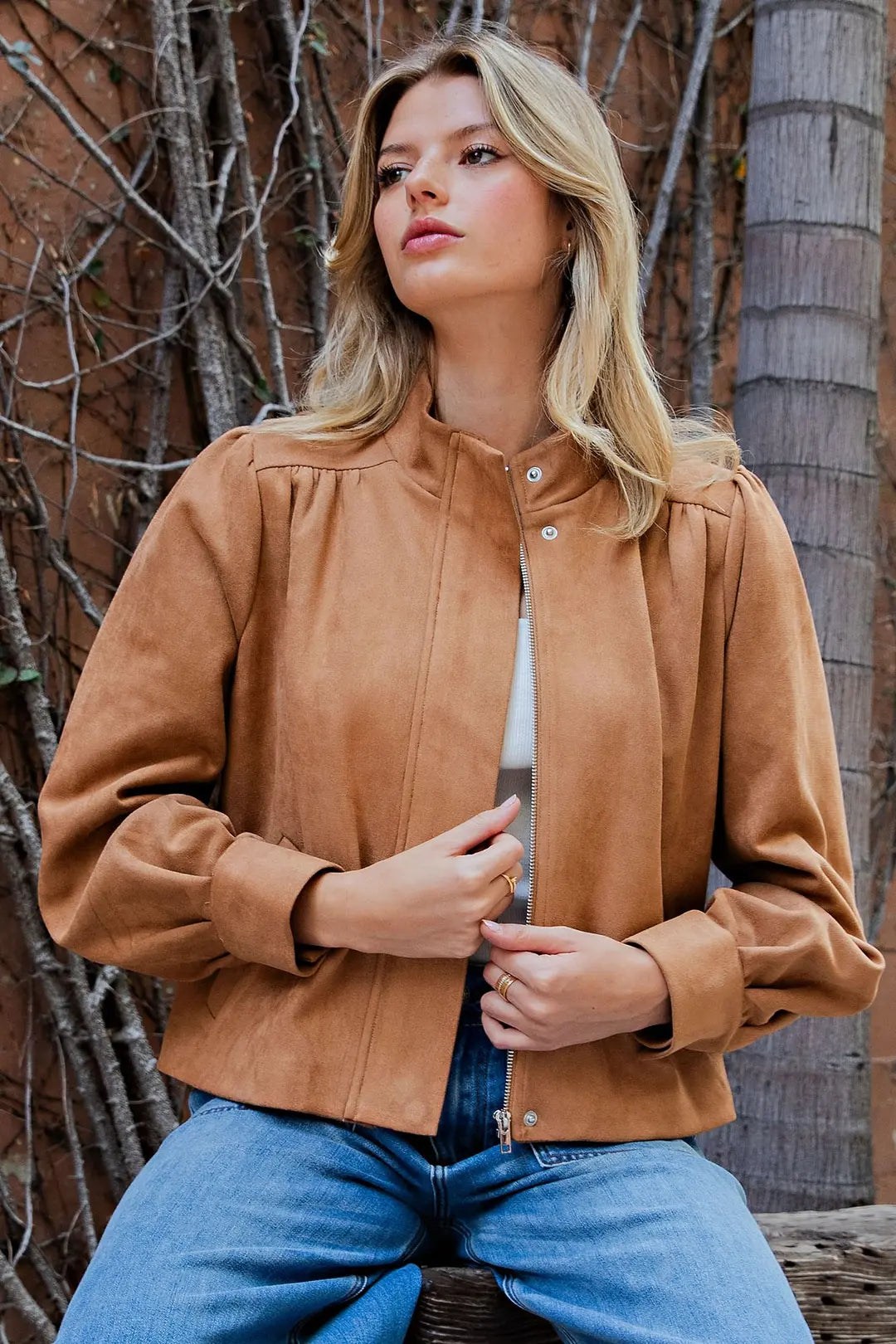 Just A Jacket in Sugar Almond