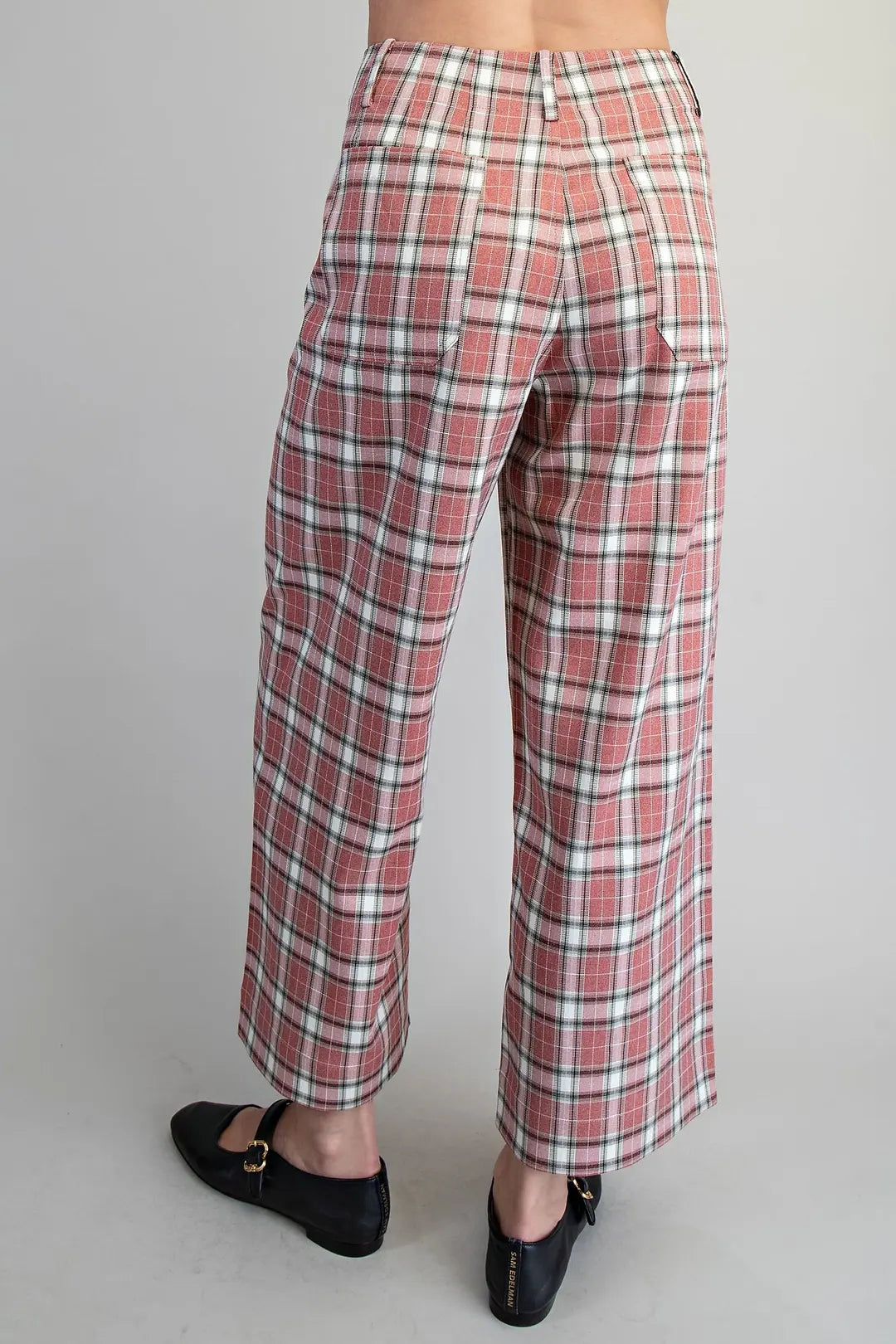Vintage Cherry Plaid Trousers