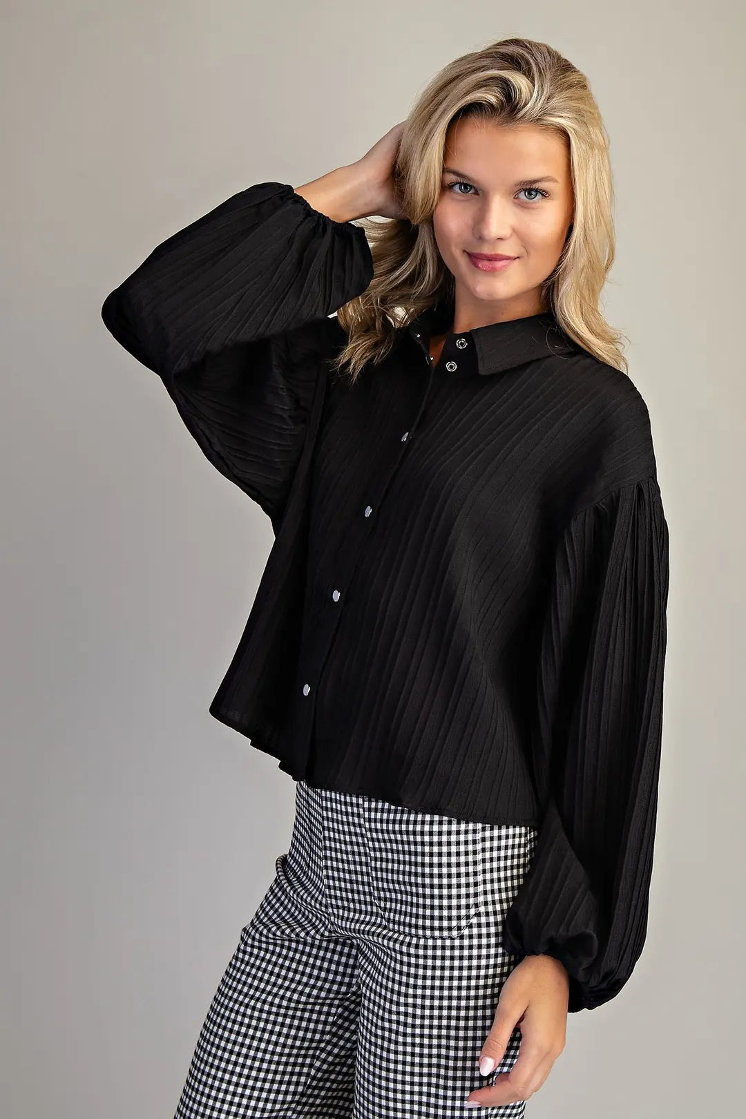 See You in San Fran Top - Black