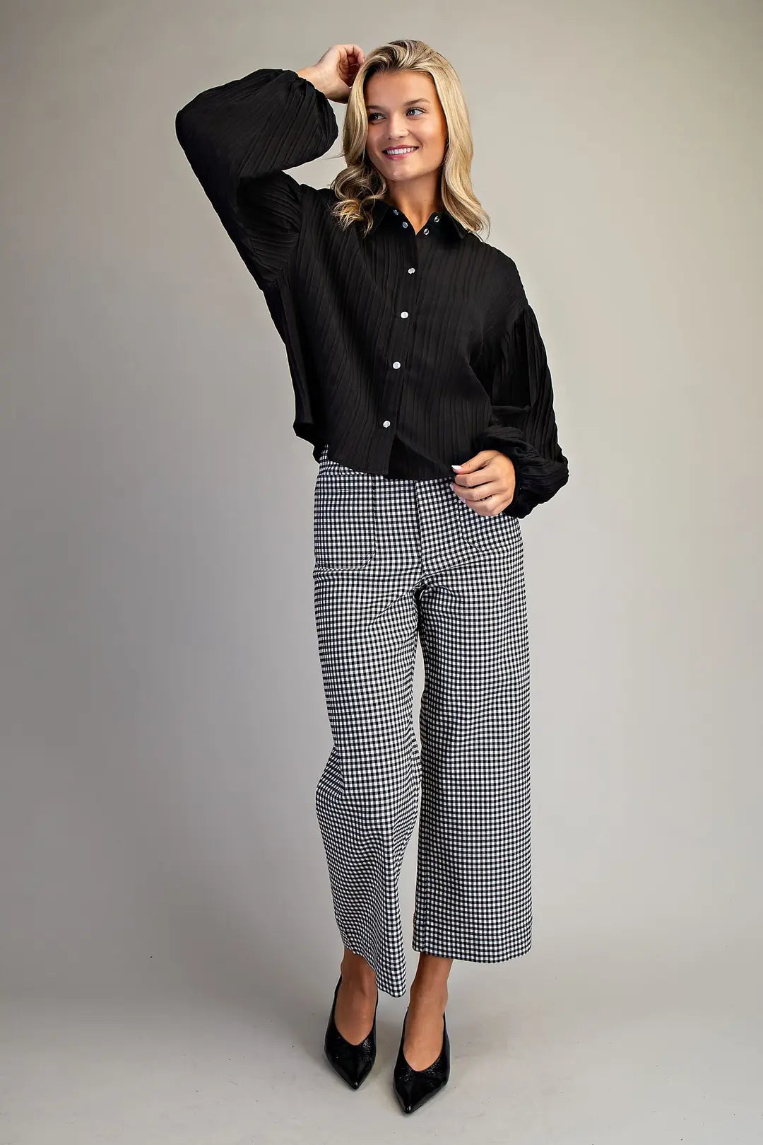 See You in San Fran Top - Black