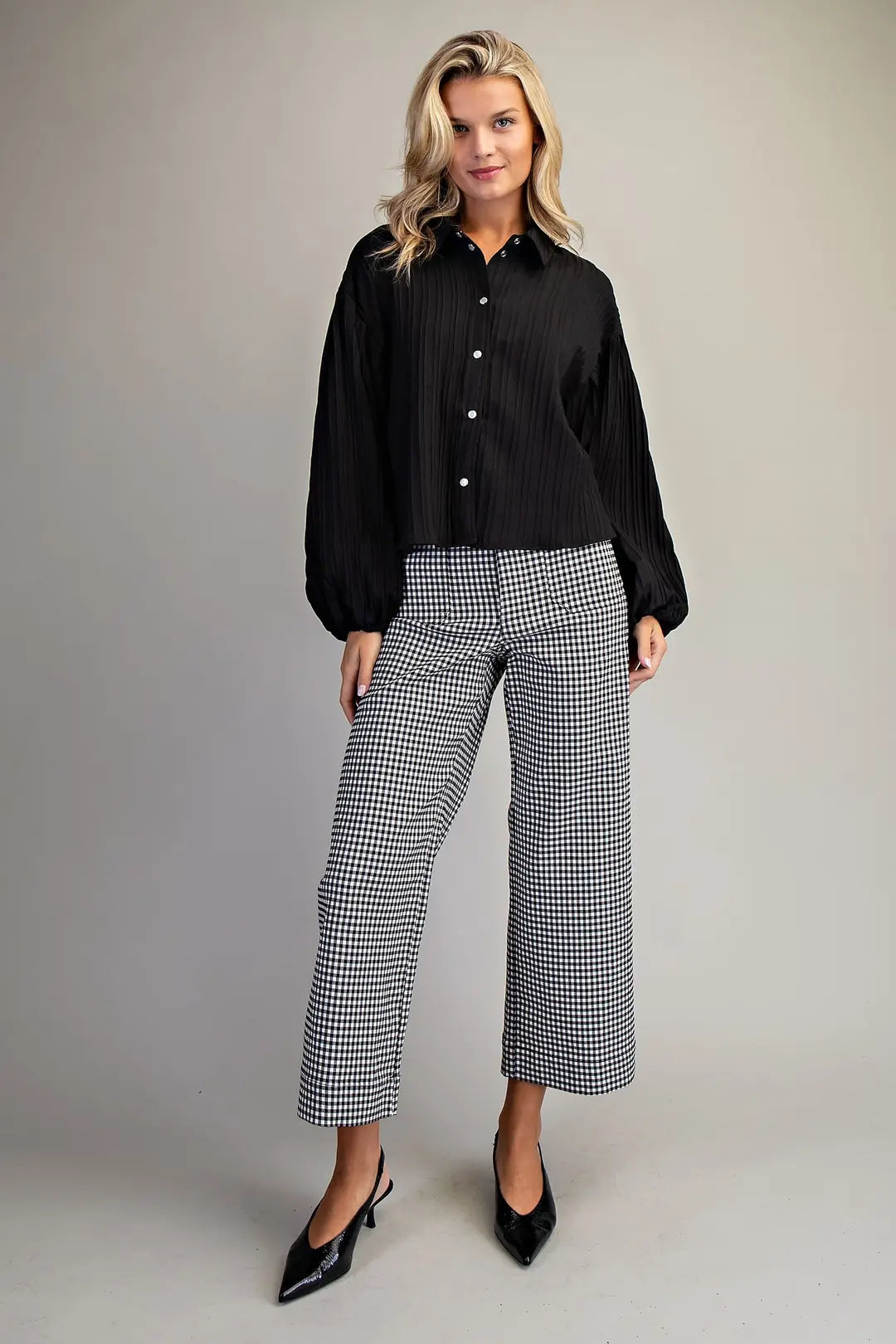 See You in San Fran Top - Black
